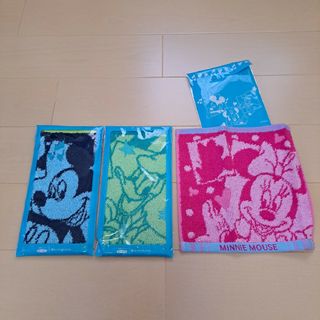 ディズニー　ハンカチタオル3点セット(ハンカチ)