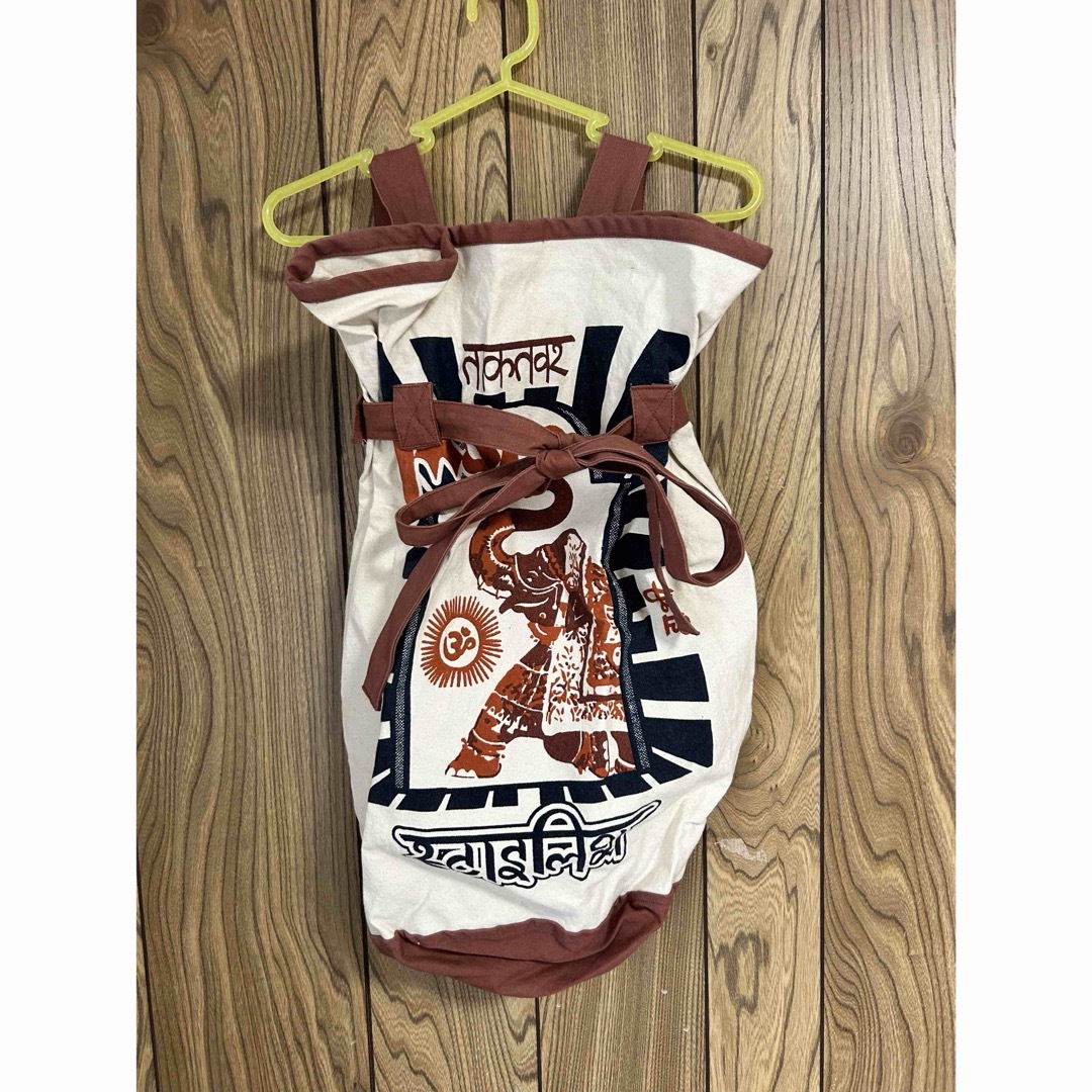 チャイハネ(チャイハネ)のエスニック プリント 巾着 リュック レディースのバッグ(リュック/バックパック)の商品写真