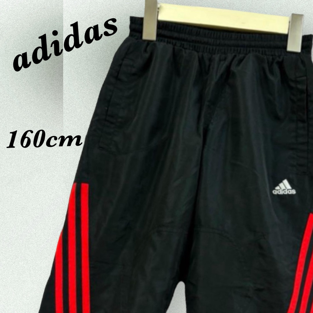 adidas(アディダス)の【美品】adidas アディダス ジャージ半ズボン スポーツウェア キッズ160 キッズ/ベビー/マタニティのキッズ服男の子用(90cm~)(パンツ/スパッツ)の商品写真