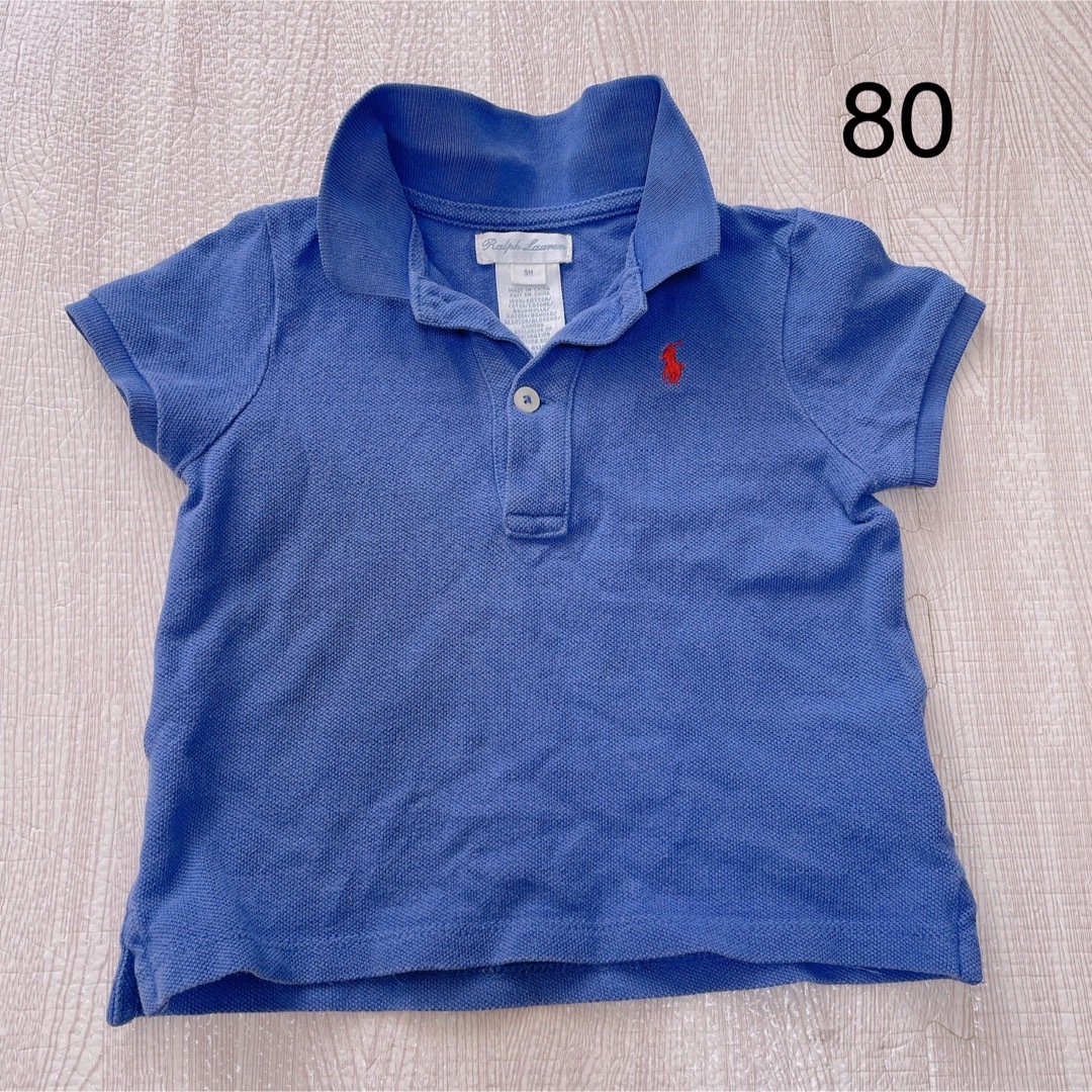 POLO RALPH LAUREN(ポロラルフローレン)のラルフローレン　ポロシャツ　サイズ80  キッズ/ベビー/マタニティのベビー服(~85cm)(シャツ/カットソー)の商品写真