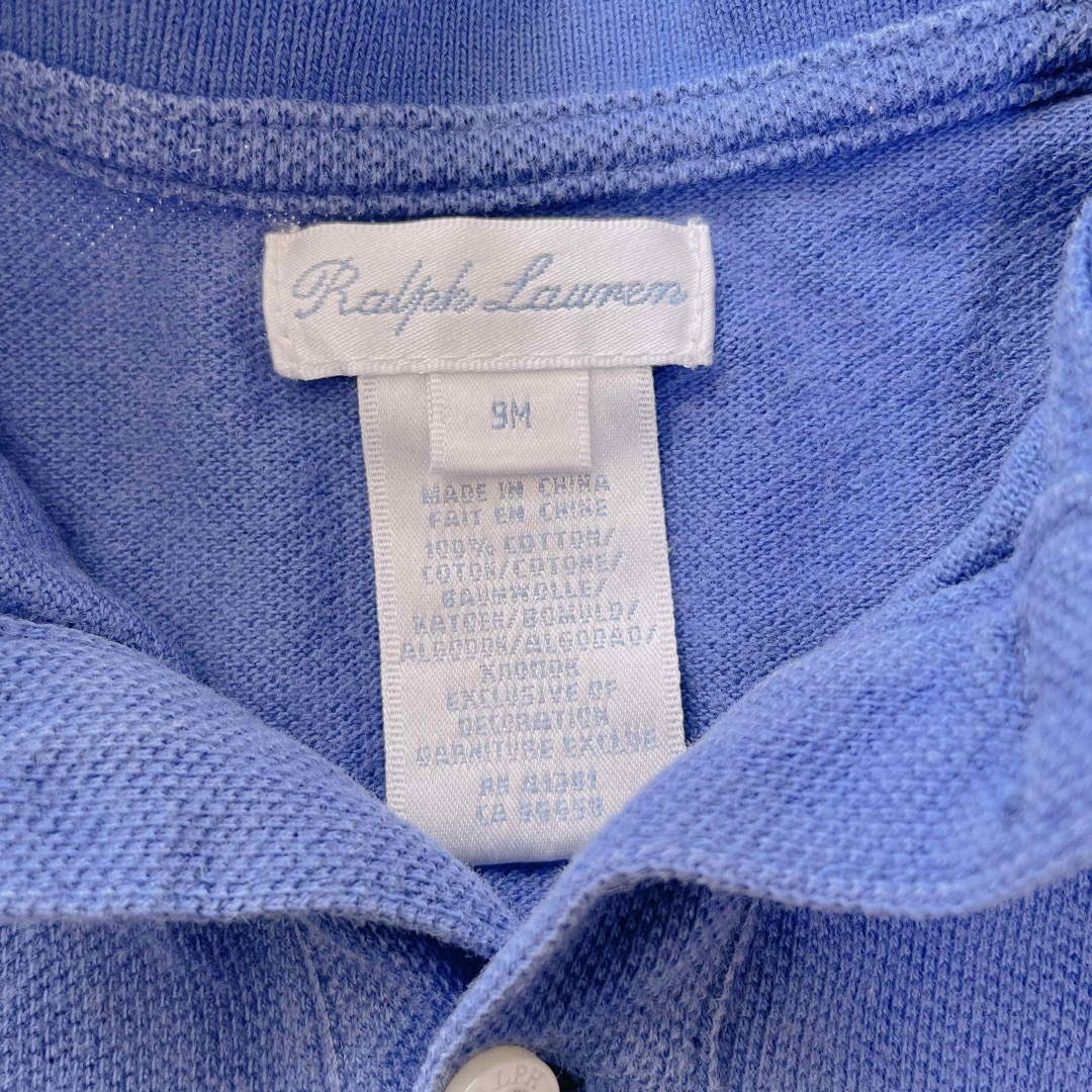 POLO RALPH LAUREN(ポロラルフローレン)のラルフローレン　ポロシャツ　サイズ80  キッズ/ベビー/マタニティのベビー服(~85cm)(シャツ/カットソー)の商品写真