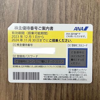 エーエヌエー(ゼンニッポンクウユ)(ANA(全日本空輸))のANA株主優待券(ショッピング)