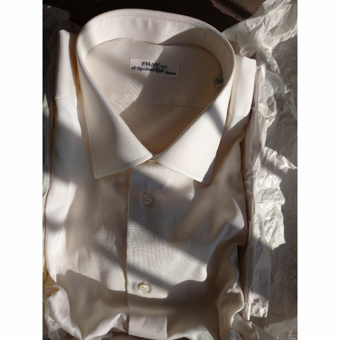 LUIGI BORRELLI(ルイジボレッリ)のFRAY シャツ　サイズ43 メンズのトップス(シャツ)の商品写真