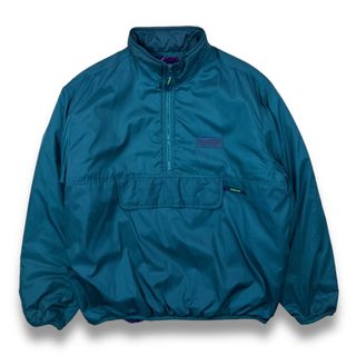 エディーバウアー(Eddie Bauer)の90s EBTEK エディーバウアー パッカブルハーフジップ中綿プルオーバー(ダウンジャケット)