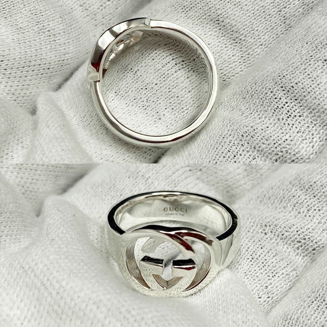 Gucci(グッチ)の新品仕上 グッチ Gロゴ ブリット リング 指輪 シルバー 925 8号 レディースのアクセサリー(リング(指輪))の商品写真