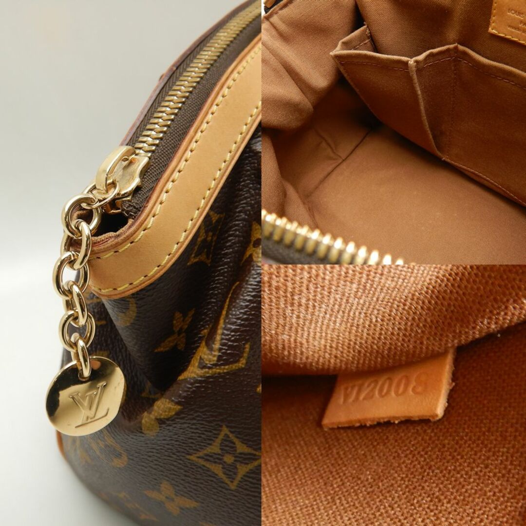 ハンドバッグLOUIS VUITTON ルイヴィトン モノグラム ティボリPM ハンドバッグ M40143 ブラウン by