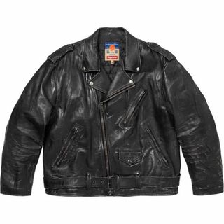 シュプリーム(Supreme)のSupreme blackmeans Motorcycle Jacket(レザージャケット)