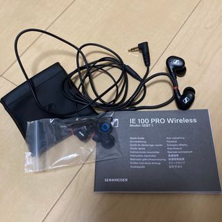 ゼンハイザー(SENNHEISER)のゼンハイザー　プロ用モニタリングイヤホン 3.5mmステレオミニプラグ　ブラック(ヘッドフォン/イヤフォン)