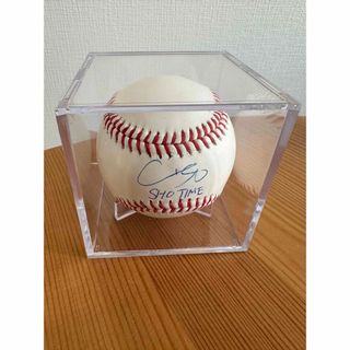 大谷翔平　サインボール　sho time    MLB(記念品/関連グッズ)