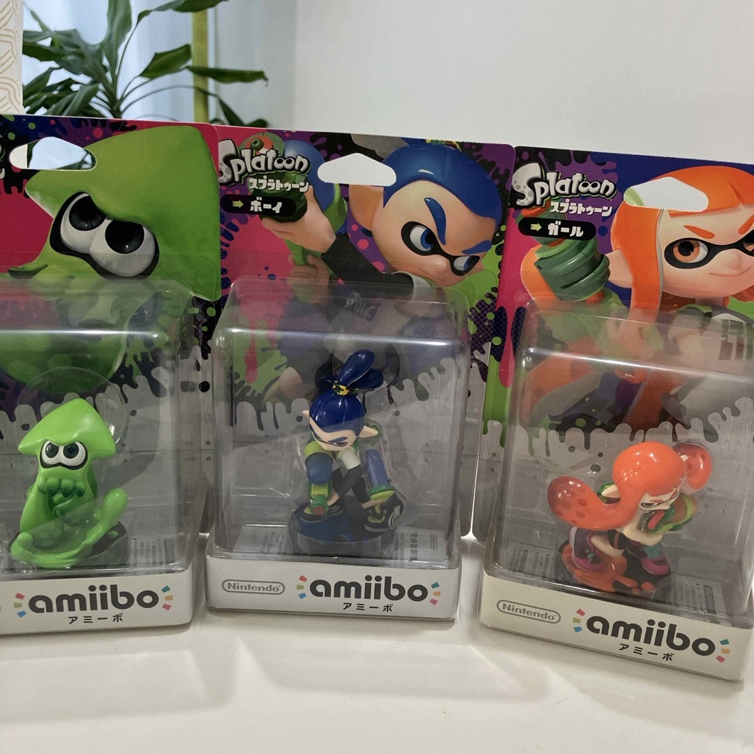 amiibo スプラトゥーン3体セットamiiboボーイ