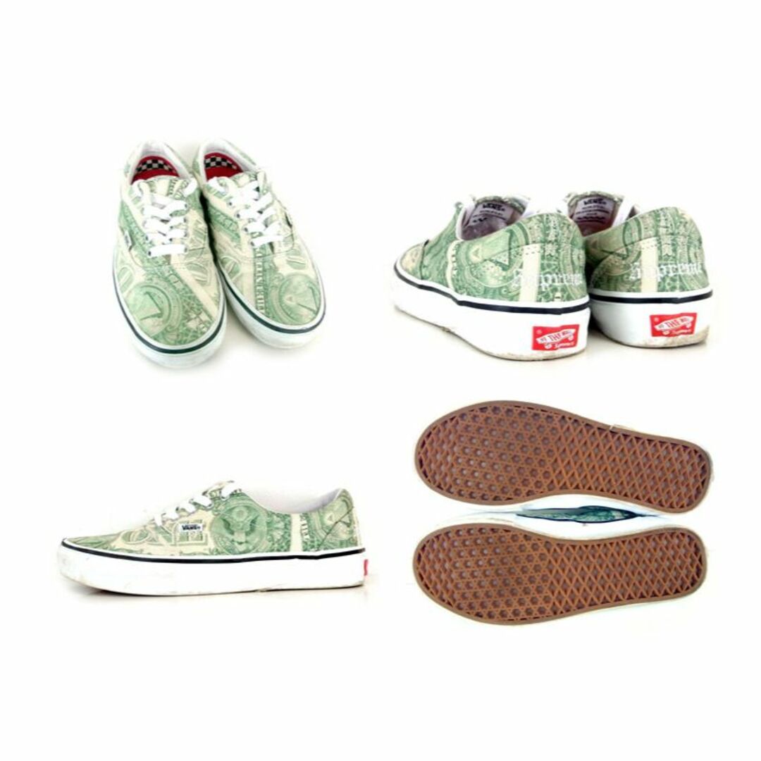 Supreme(シュプリーム)のシュプリーム Supreme × バンズ VANS  ■ 【 Dollar Era Green 】 ダラー エラ スニーカー　30643 メンズの靴/シューズ(スニーカー)の商品写真