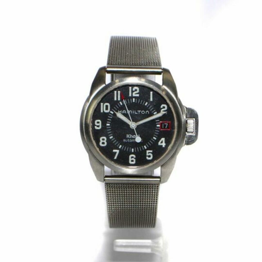 ハミルトン カーキ 腕時計 自動巻き アナログ 裏スケ シルバー色 6305