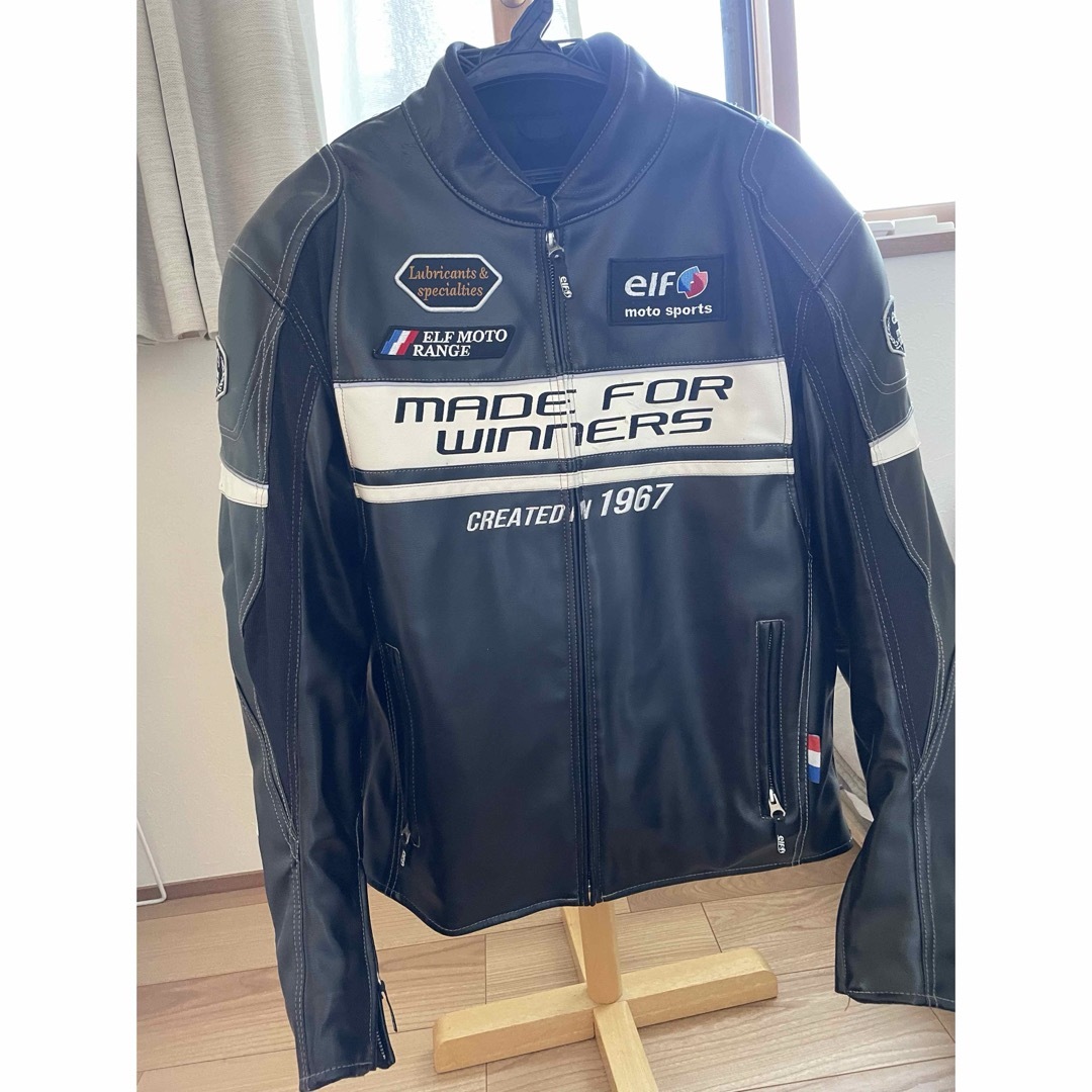 elf - エルフ バイクジャケットの通販 by ツバサ's shop|エルフ elf - エルフ バイクジャケットの通販 by ツバサ's shop|エルフ