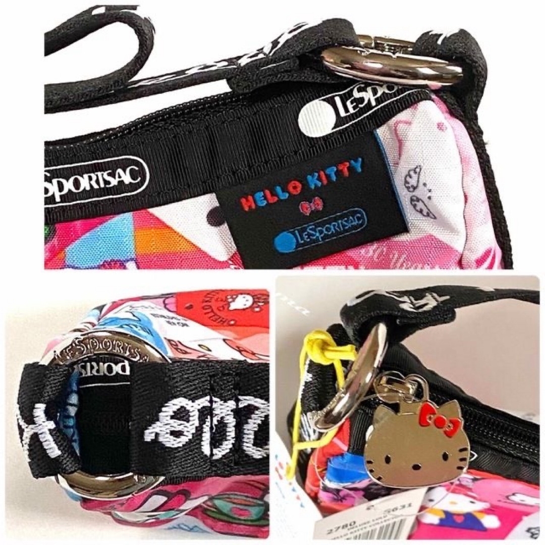 LeSportsac(レスポートサック)のレスポートサック　ハローキティ　ショルダーバッグ　45thハワイ限定　新品 エンタメ/ホビーのおもちゃ/ぬいぐるみ(キャラクターグッズ)の商品写真