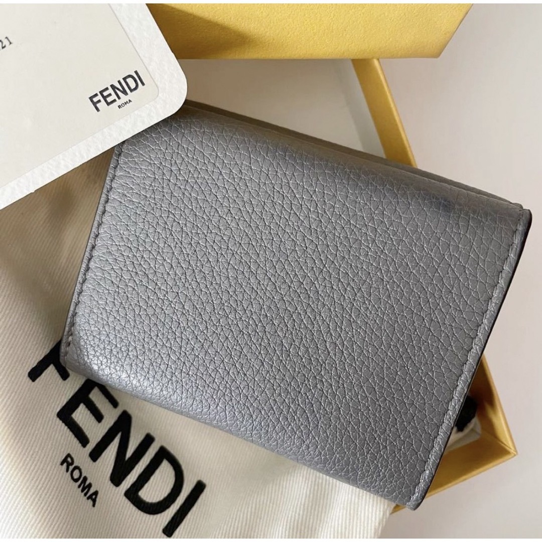 FENDI(フェンディ)の美品 本物 FENDI フェンディ 7M0280 AG0L  三つ折り財布 メンズのファッション小物(折り財布)の商品写真