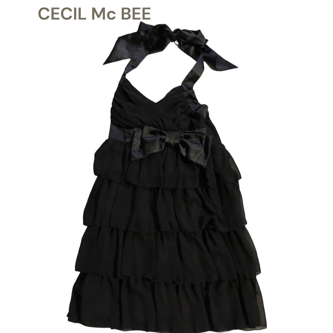 CECIL McBEE(セシルマクビー)のCECIL Mc  BEE パーティドレス　ブラック レディースのフォーマル/ドレス(その他)の商品写真