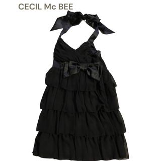 セシルマクビー(CECIL McBEE)のCECIL Mc  BEE パーティドレス　ブラック(その他)