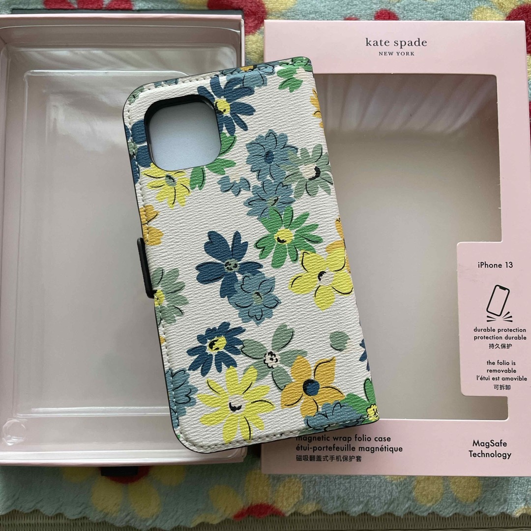 kate spade new york(ケイトスペードニューヨーク)のケイトスペード iPhone13手帳型 ケース スマホ/家電/カメラのスマホアクセサリー(iPhoneケース)の商品写真