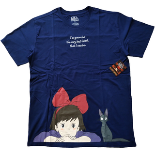 ジブリ(ジブリ)の魔女の宅急便　Tシャツ　XL　ダークネイビー　ジブリ　映画　ムービーTシャツ *(Tシャツ/カットソー(半袖/袖なし))