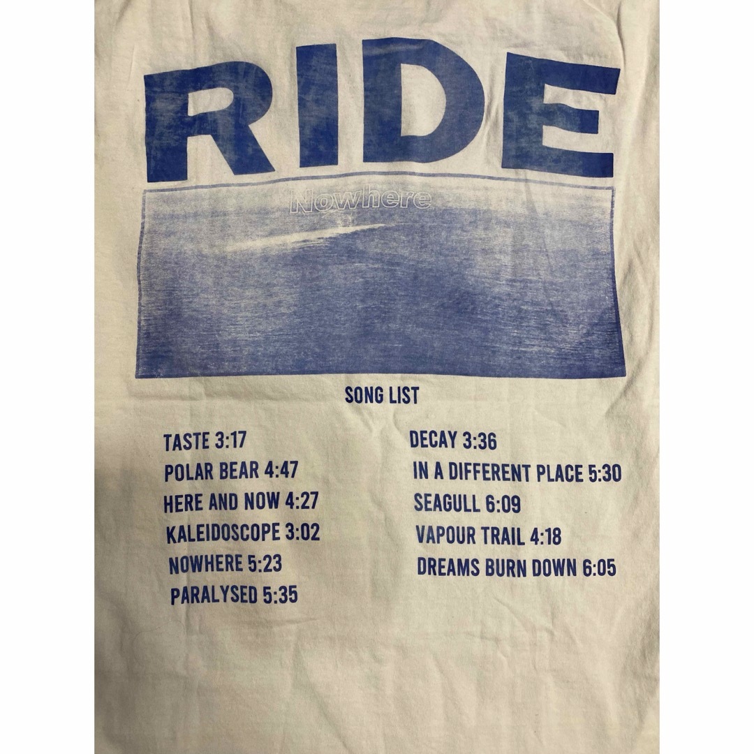 激レア 90'S RIDE Tシャツ ヴィンテージ ライド メンズのトップス(Tシャツ/カットソー(半袖/袖なし))の商品写真