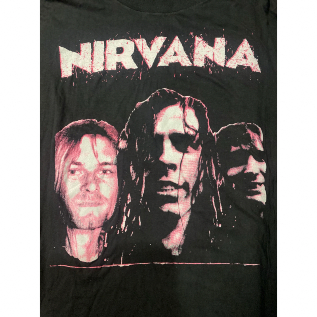 90'S NIRVANA Tシャツ ヴィンテージ サイズXL メンズのトップス(Tシャツ/カットソー(半袖/袖なし))の商品写真