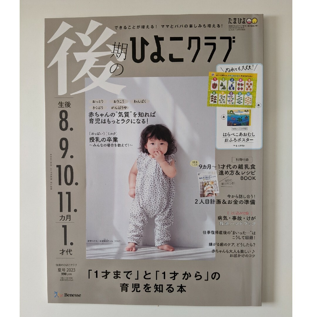 Benesse(ベネッセ)の後期のひよこクラブ エンタメ/ホビーの雑誌(結婚/出産/子育て)の商品写真