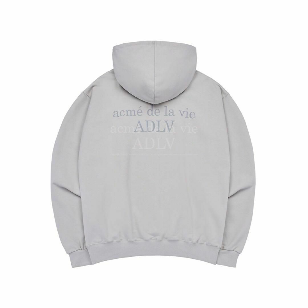 acmé de lavie : FUZZY RABBIT HOODIE GRAY