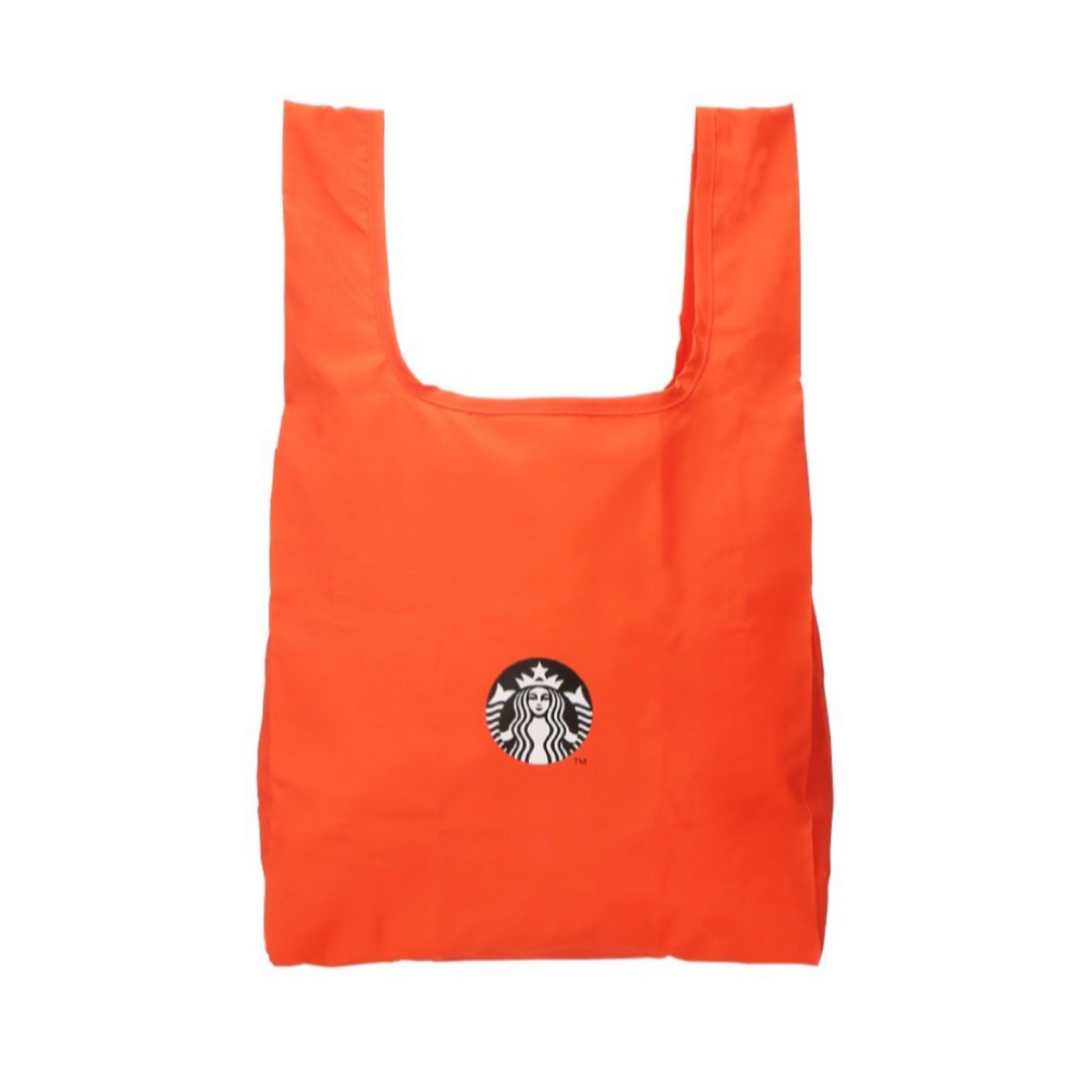 Starbucks Coffee(スターバックスコーヒー)のスターバックスBEAMS エコバッグ ボトルホルダー オレンジ スタバ　ビームス レディースのバッグ(トートバッグ)の商品写真