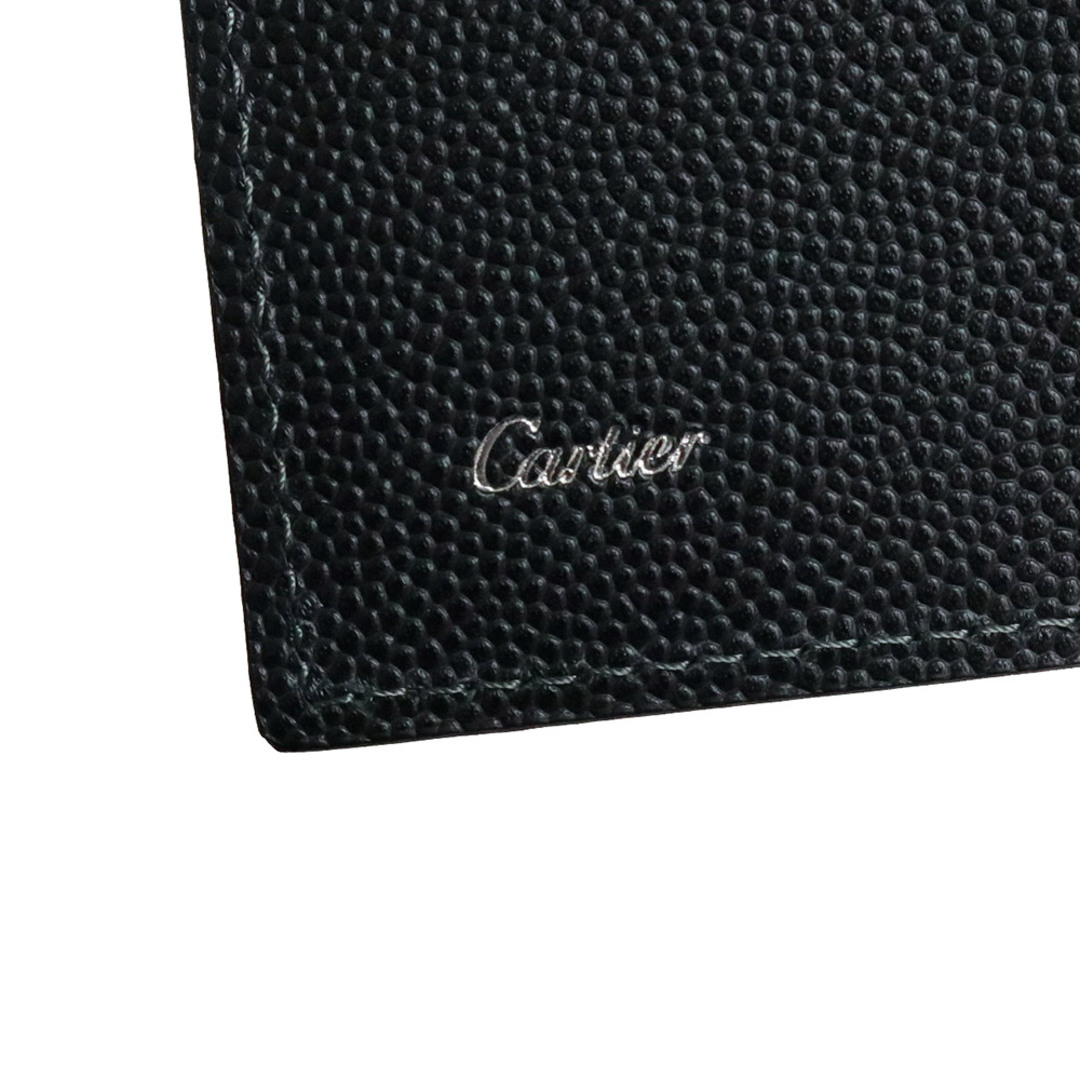 Cartier(カルティエ)のカルティエ サントス ドゥ 6連 キーケース 型押しカーフレザー ブラック 黒 シルバー金具 L3000775 箱付 Cartier（新品・未使用品） メンズのファッション小物(キーケース)の商品写真