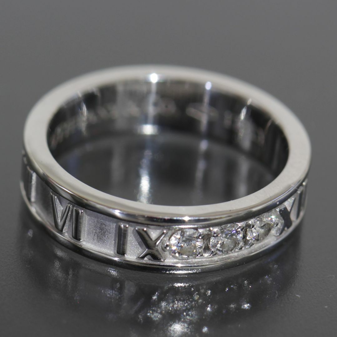 Tiffany & Co.(ティファニー)のティファニー アトラス ダイヤ 3P リング 6.5号 K18WG 箱付 指輪 レディースのアクセサリー(リング(指輪))の商品写真