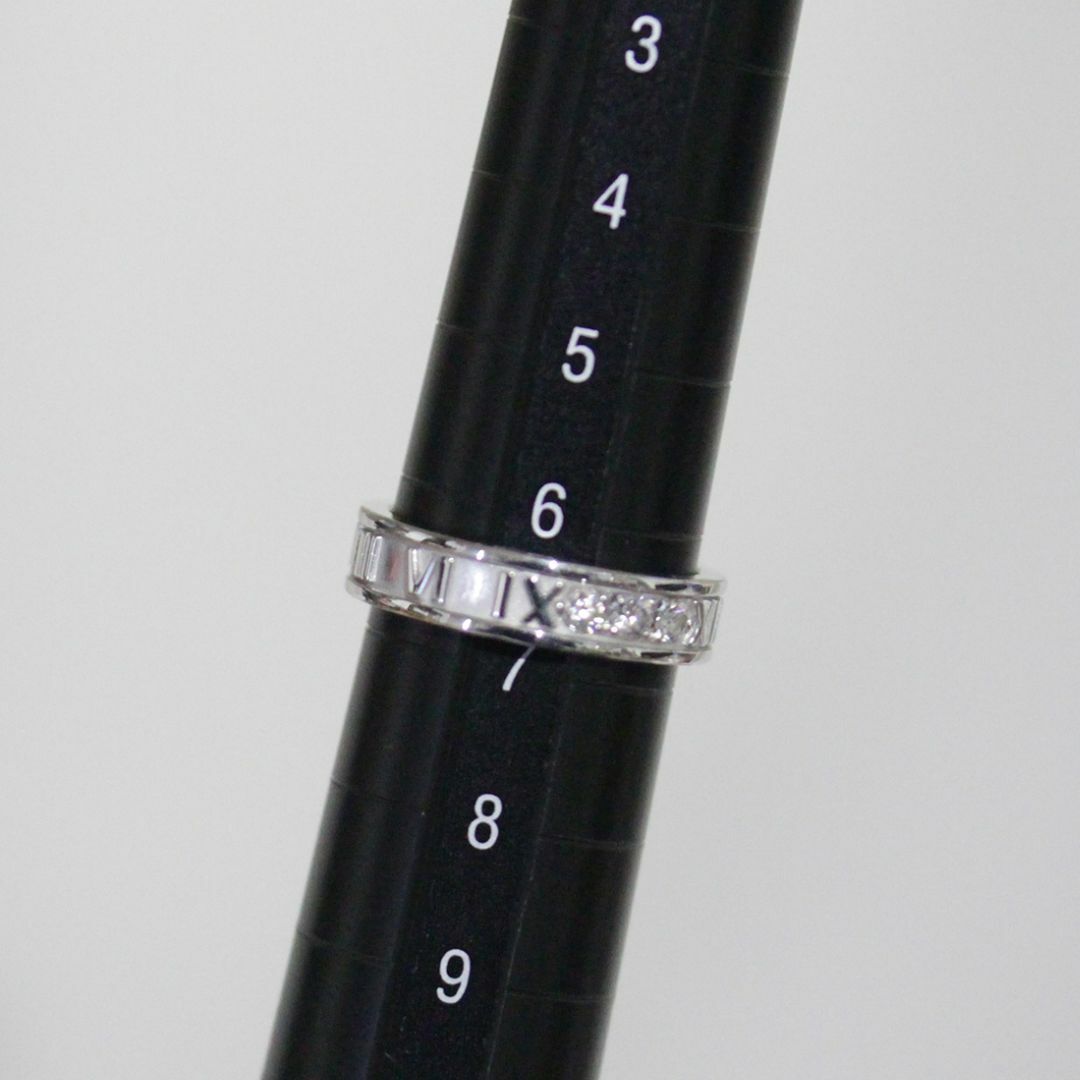 Tiffany & Co.(ティファニー)のティファニー アトラス ダイヤ 3P リング 6.5号 K18WG 箱付 指輪 レディースのアクセサリー(リング(指輪))の商品写真