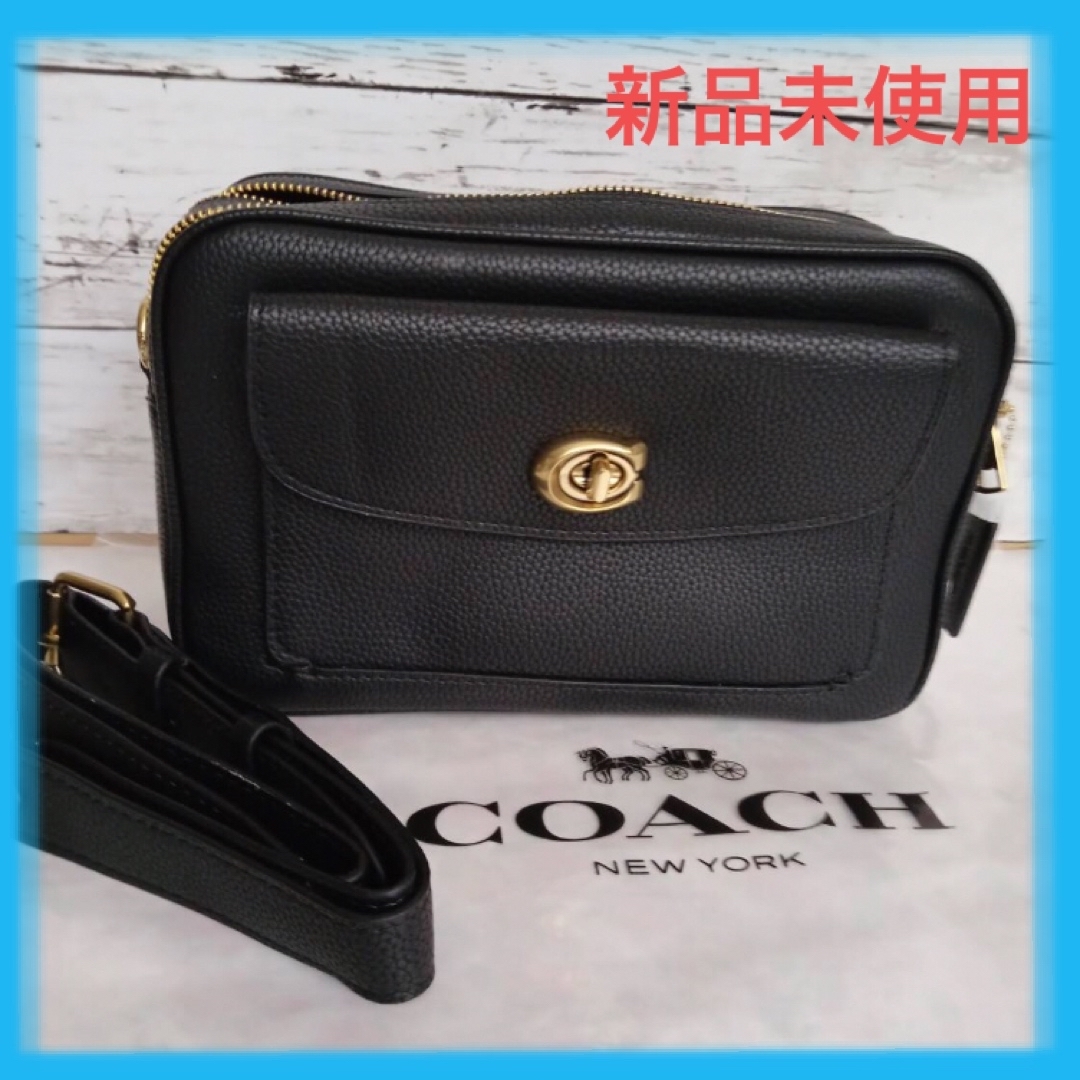 新品未使用サイズCOACH コーチ キャシー カメラバッグ ブラック