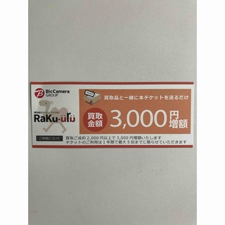 ビックカメラ(ビックカメラ)のラクウル 3000円増額クーポン 1枚(その他)