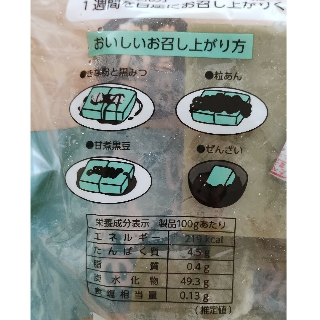 木村食品　よもぎもち　切り餅　７５０g 食品/飲料/酒の食品(その他)の商品写真
