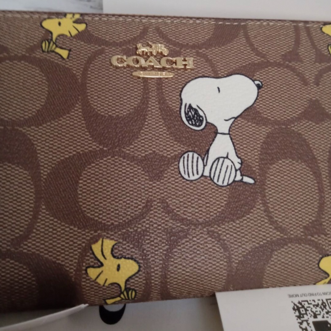 COACH - 新品未使用 COACHコーチ長財布 スヌーピーコラボ レディース