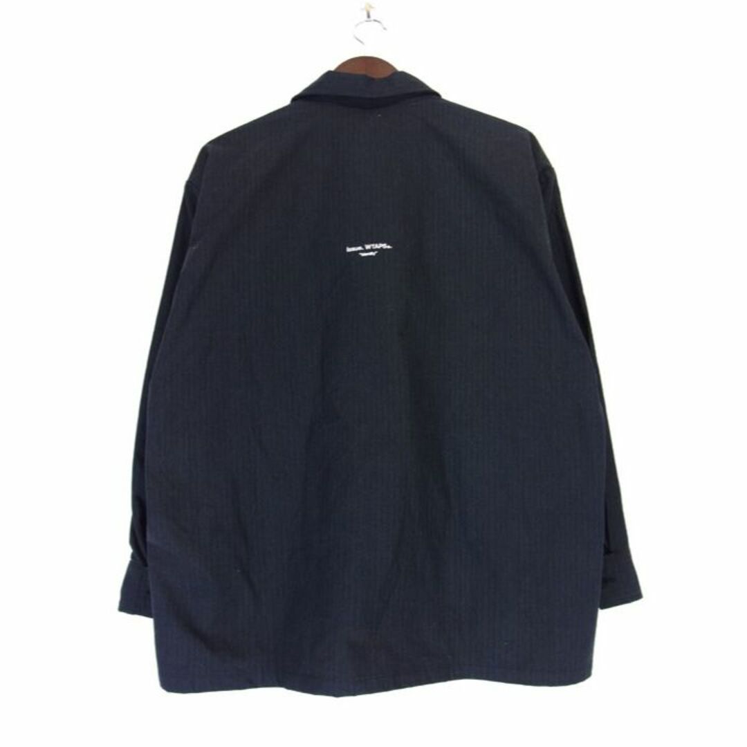 W)taps(ダブルタップス)のダブルタップス WTAPS ■ 23AW 【 JMOD 01 LS NYCO RIPSTOP IDENTITY 232WVDT SHM03 】 ストライプ リップストップ ナイロン コットン ミリタリー ジャケット　w16712 レディースのジャケット/アウター(その他)の商品写真