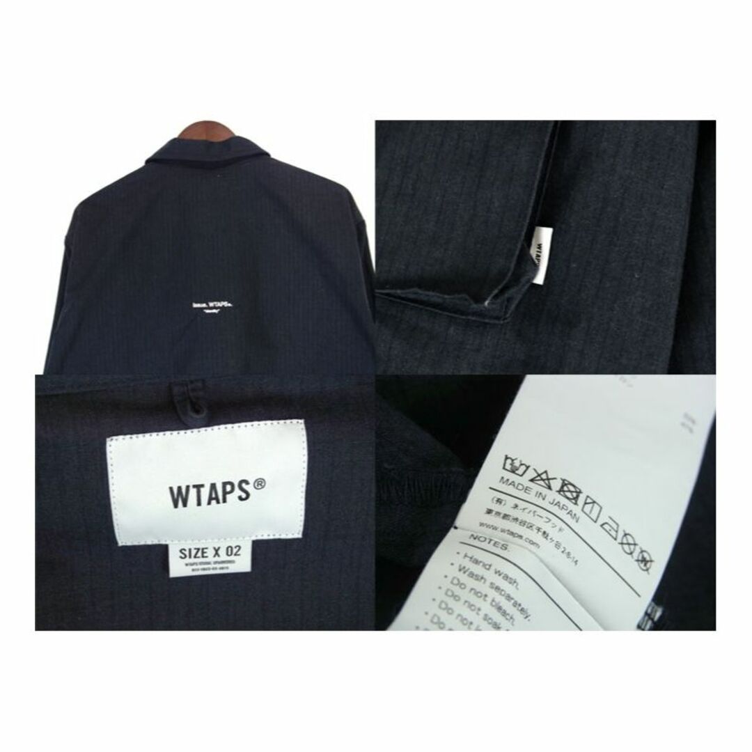 W)taps(ダブルタップス)のダブルタップス WTAPS ■ 23AW 【 JMOD 01 LS NYCO RIPSTOP IDENTITY 232WVDT SHM03 】 ストライプ リップストップ ナイロン コットン ミリタリー ジャケット　w16712 レディースのジャケット/アウター(その他)の商品写真