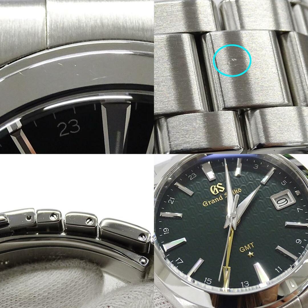 グランドセイコー GRAND SEIKO GS ヘリテージ 9F86-0AC0 SBGN007 時計 メンズ ブランド キャリバー9F 25周年1200本限定 デイト クオーツ QZ ステンレス SS シルバー グリーン 磨き済み