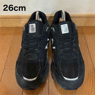 ニューバランス(New Balance)のアメリカUSA製 ニューバランス　ブラック　M990BK4  26cm(スニーカー)