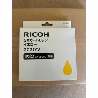 リコー(RICOH)のRICOH GXカートリッジ イエロー GC 21YV IPSiO GX2800(OA機器)