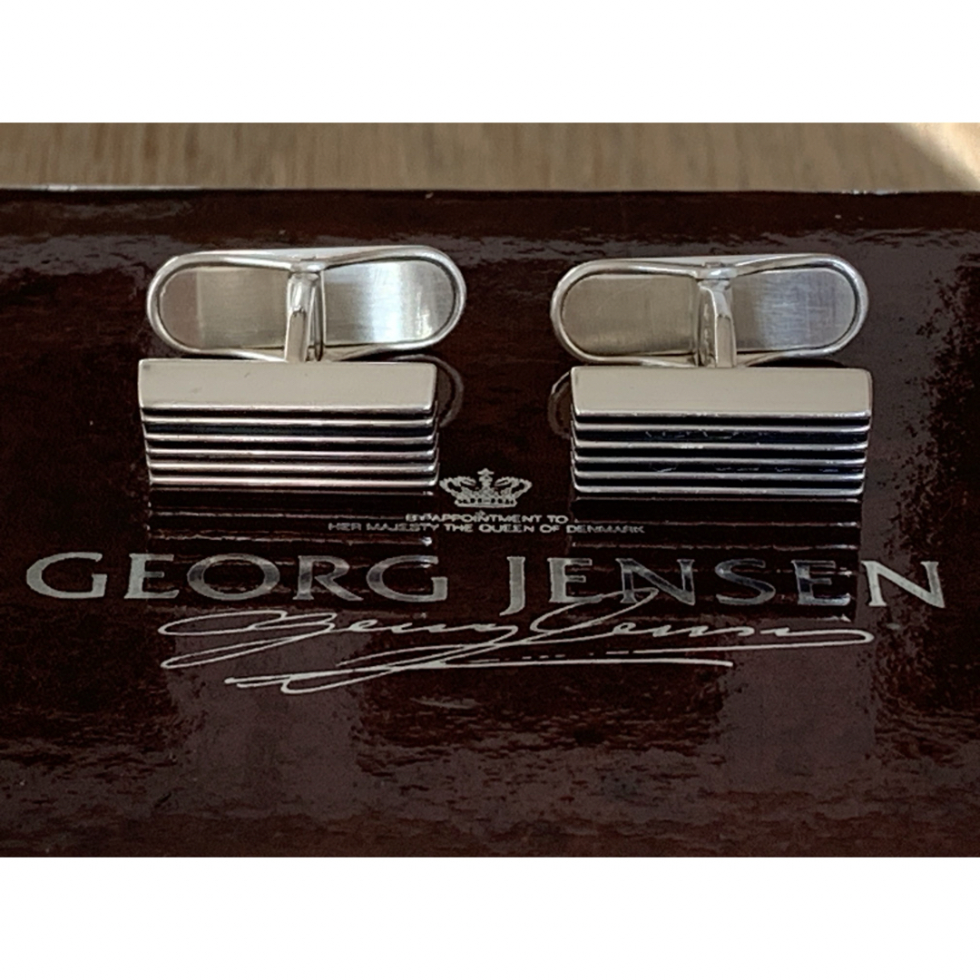 Georg Jensen(ジョージジェンセン)の希少 Hans Hansen カフリンクス※付属品無し メンズのファッション小物(カフリンクス)の商品写真