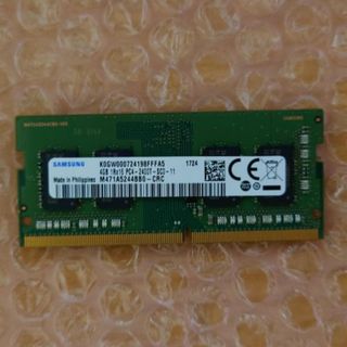 SO-DIMM 4GB DDR4 PC4-19200 2400MHz(PCパーツ)