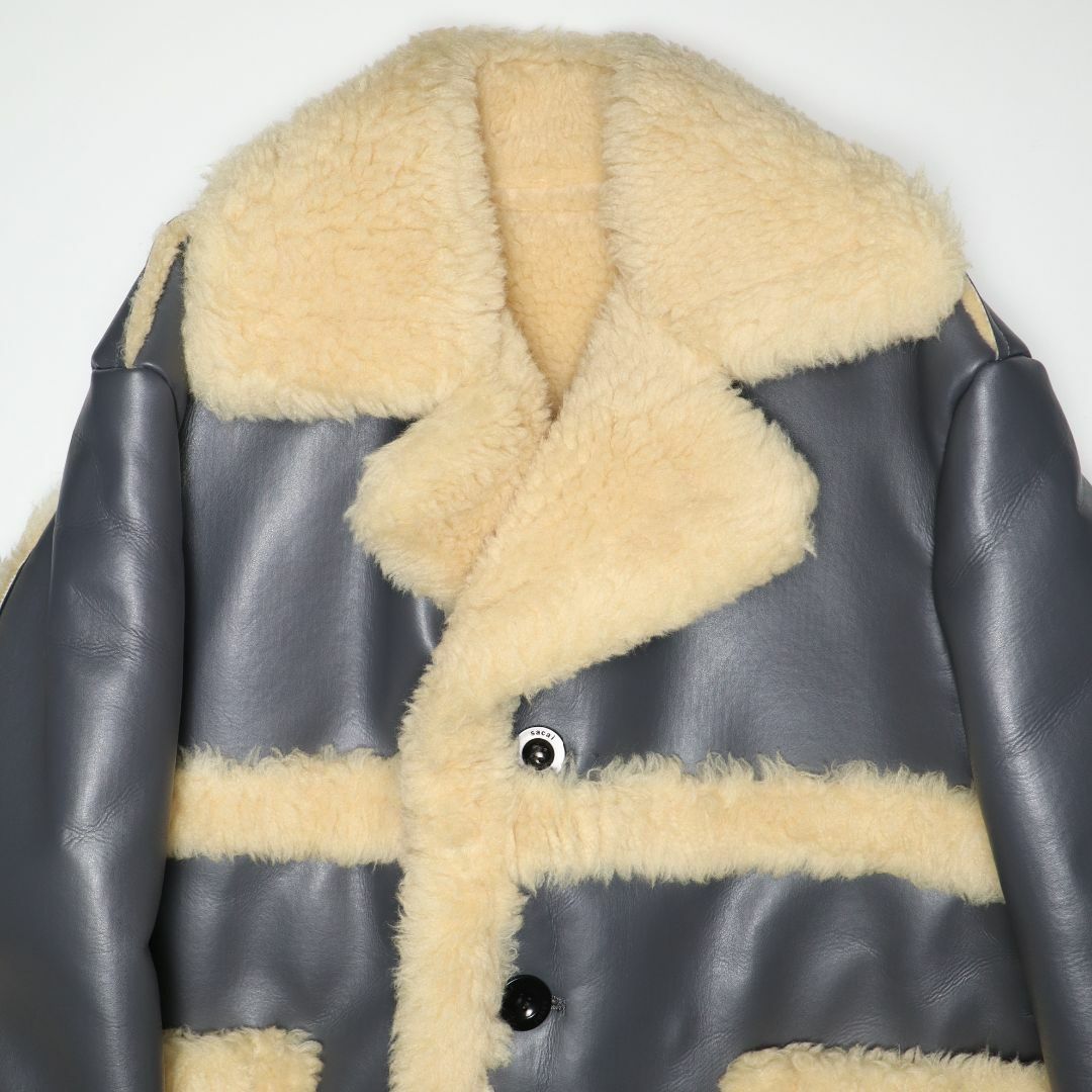 sacai(サカイ)のsacai 22AW Faux Shearling Blouson 1 未使用 メンズのジャケット/アウター(レザージャケット)の商品写真