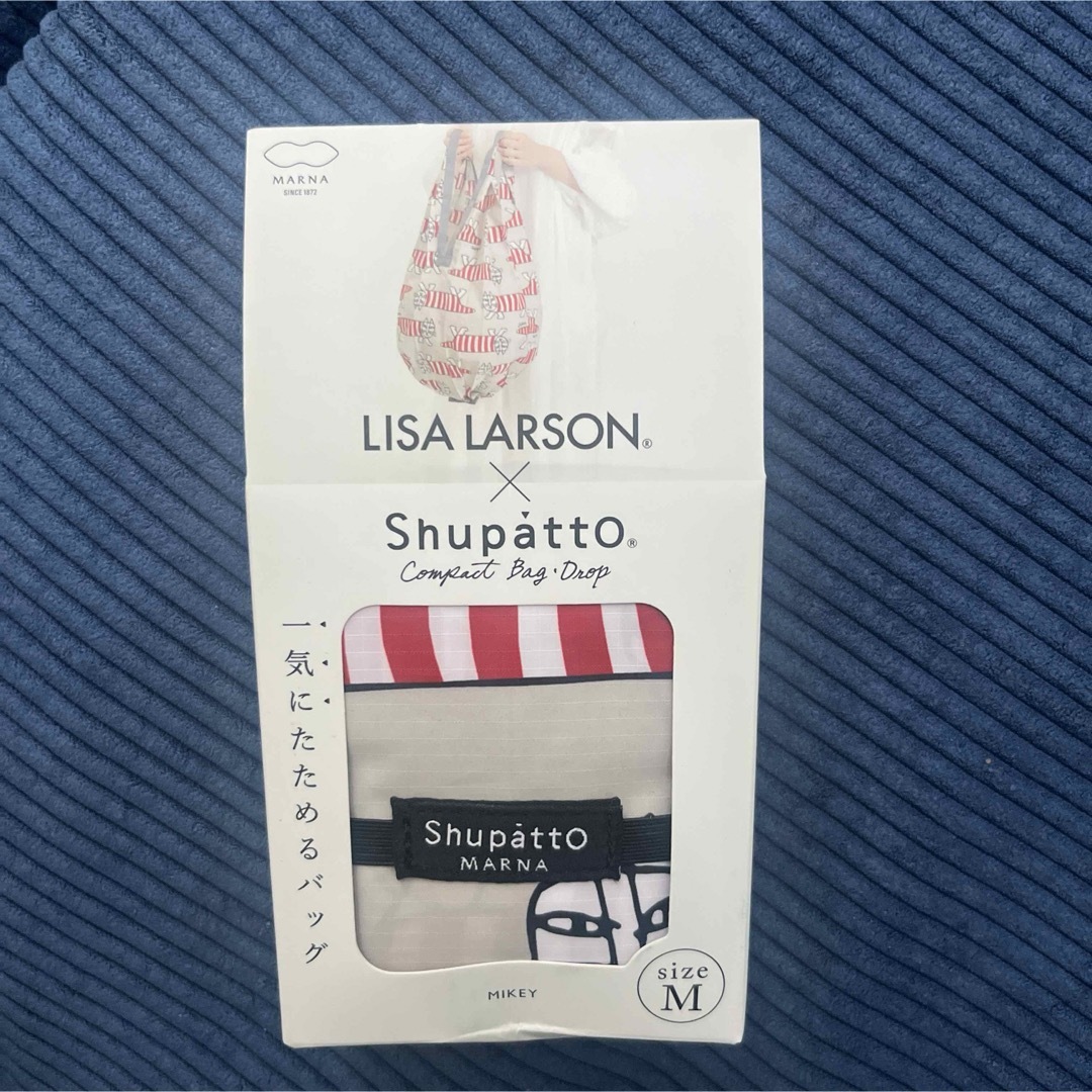 Lisa Larson(リサラーソン)のエコバッグ 猫 ShupattO MARNA LISALARSON ベージュ レディースのバッグ(エコバッグ)の商品写真