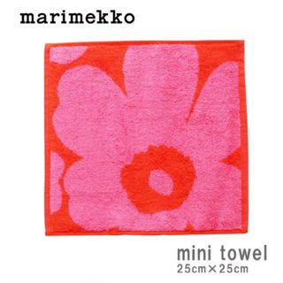 マリメッコ(marimekko)の【新品未使用】マリメッコ marimekko ミニタオルウニッコ(ハンカチ)