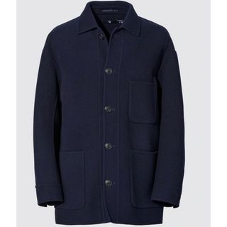 ユニクロ(UNIQLO)の＋Ｊ　ウールブレンドオーバーサイズシャツジャケット(カバーオール)