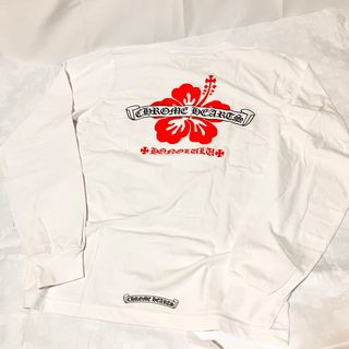 クロムハーツ(Chrome Hearts)のCHROME HEARTSクロムハーツ ホノルル ハイビスカロンT ホワイト(Tシャツ/カットソー(七分/長袖))