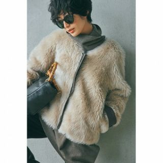 ♡新品タグ付♡ リムアーク　High stand collar fur CT