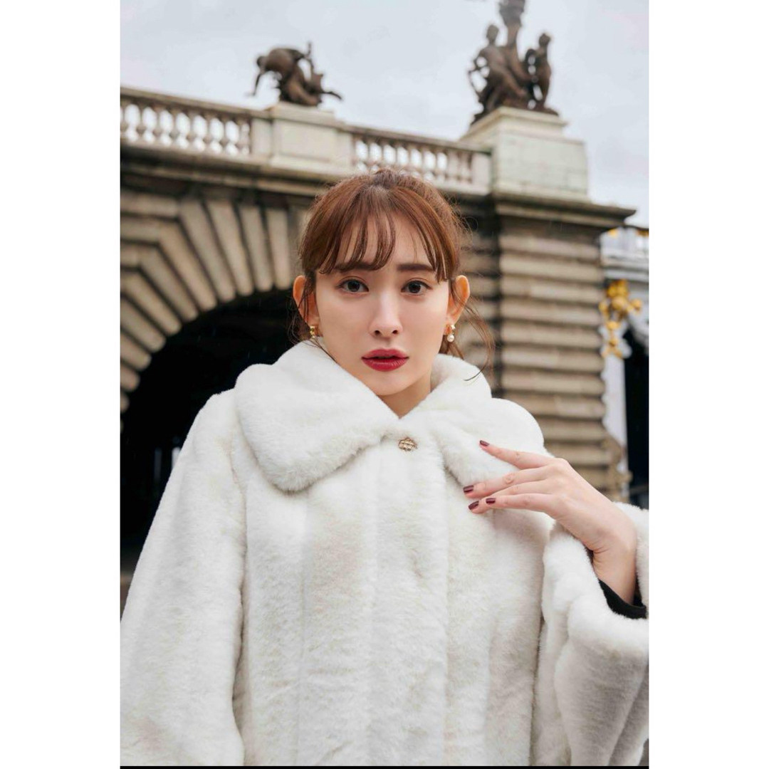 Her lip to(ハーリップトゥ)のherlipto Winter Love Faux Fur Coat 新品 レディースのジャケット/アウター(毛皮/ファーコート)の商品写真
