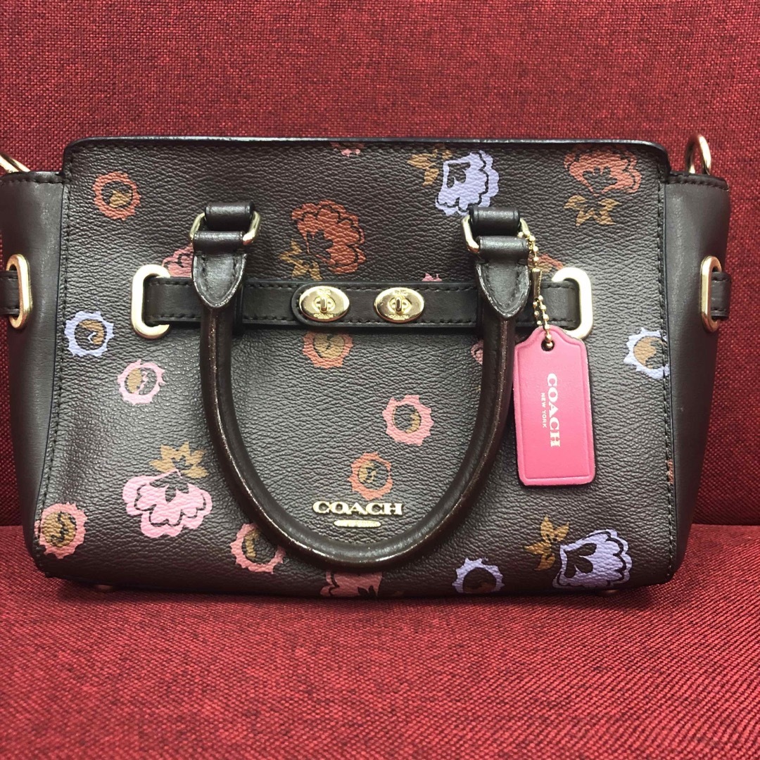 お値下げ交渉可能 COACHコーチ 2wayショルダーバックまち約8cm